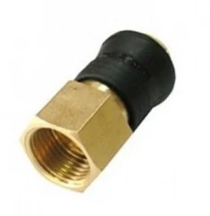 Быстроразъем пневматический с клапаном, внутренняя резьба 3/8''(ONE TOUCH) в пластиковом держателе