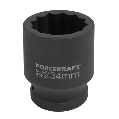 Головка ударная 34мм (12гр.), 3/4''