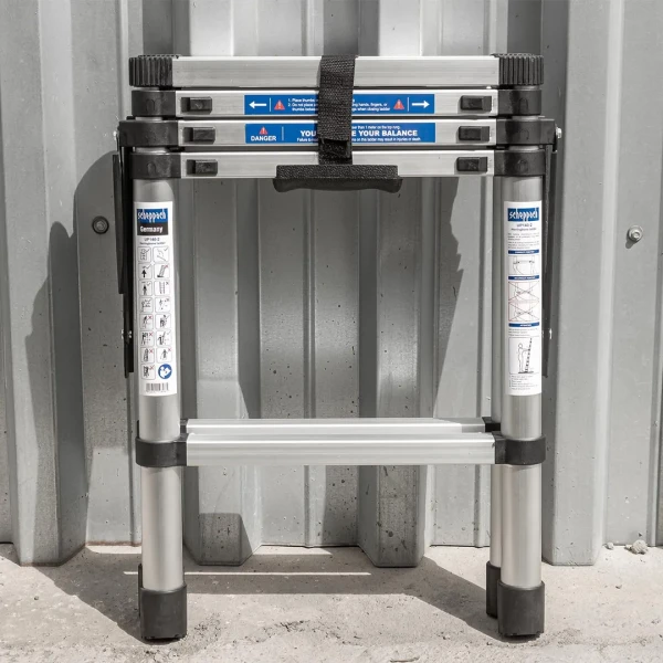 Стремянка телескопическая алюм. бытовая 1.4м (5+5 ступ.)