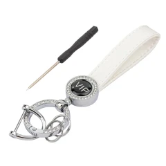 Брелок для ключей универсальный (металл.) N-286 WHITE