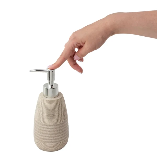 Набор для ванной комнаты 4пр. (мыльница, дозатор для мыла, подставка для зубных щеток, подставка для косметических аксессуаров)