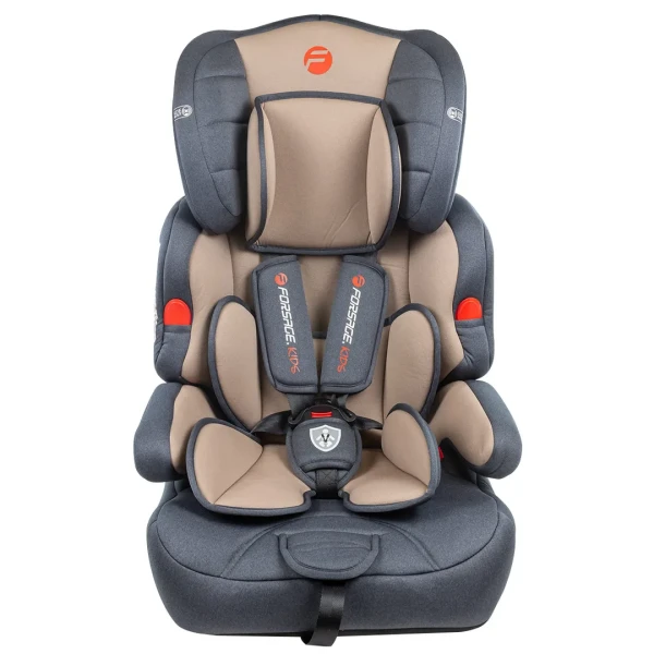 Кресло детское BAB001 Dark Gray/ Coffee 9-36кг
