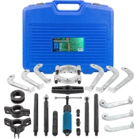 Комплект съемников подшипников универсальный (сегментного типа/двух- трехзахватные , L: 160мм, 210мм, 270мм), в кейсе