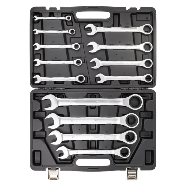 Набор ключей комбинированных трещоточных 13пр.