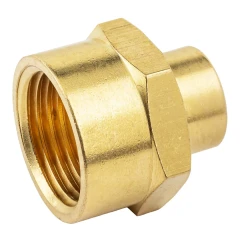 Соединитель резьбовой внутр. резьба 1/2''x 1/4''