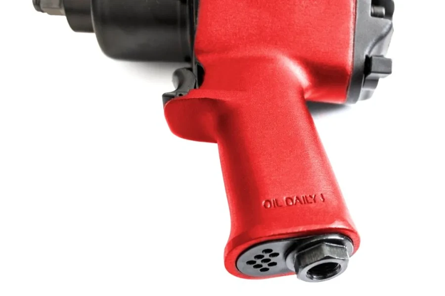 Пневмогайковерт ударный ''Twin Hammer''с реверсом и регулировкой усилия 1/2''(960Hм, 8500 об/мин,6.3bar,256 л/мин)