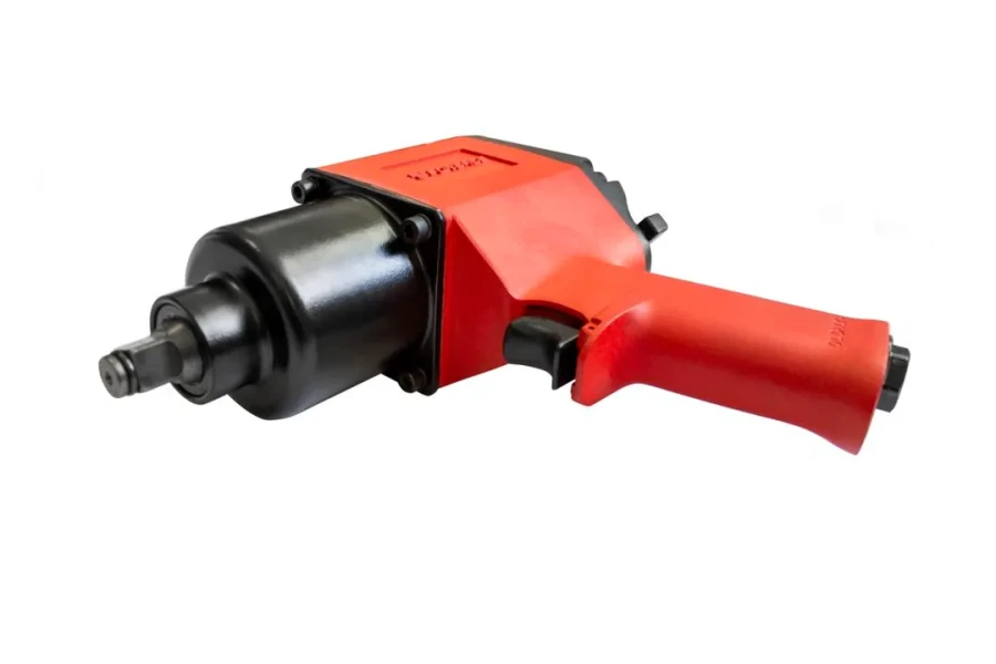 Пневмогайковерт ударный ''Twin Hammer''с реверсом и регулировкой усилия 1/2''(960Hм, 8500 об/мин,6.3bar,256 л/мин)