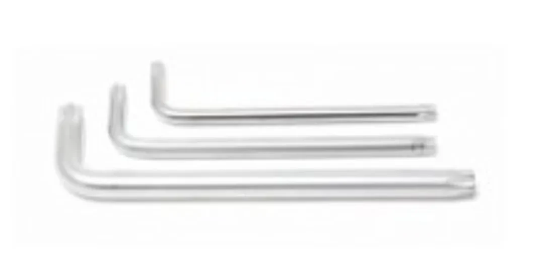 Ключ Г-образный TORX экстра длинный T40H с отверстием