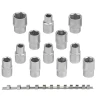 Набор головок 12пр. 1/2''6гр.(10-19,22,24мм), на планке