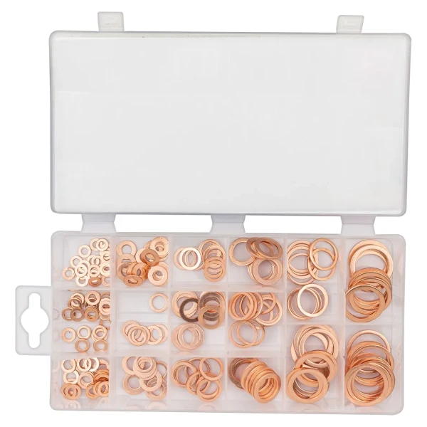 Набор медных шайб, набор 220шт.