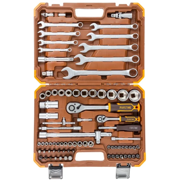 Набор инструментов 82пр.1/4'',1/2''(6гр.)(4-32мм)