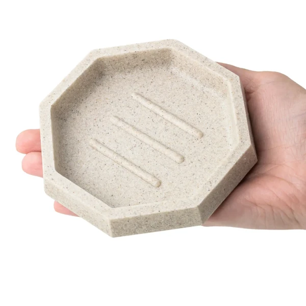 Набор для ванной комнаты 4пр. (мыльница, дозатор для мыла, подставка для зубных щеток, подставка для косметических аксессуаров)