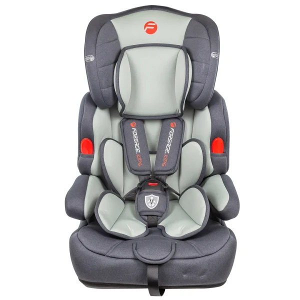 Кресло детское BAB001 Dark Gray/ Light Green 9-36кг