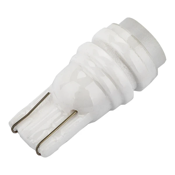 Лампочка светодиодная T10- Ceramic -1 12v белая