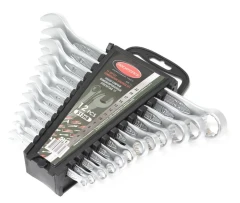 Набор ключей комбинированных 12пр. (6.8.10.12-19, 22мм), в пластиковом держателе