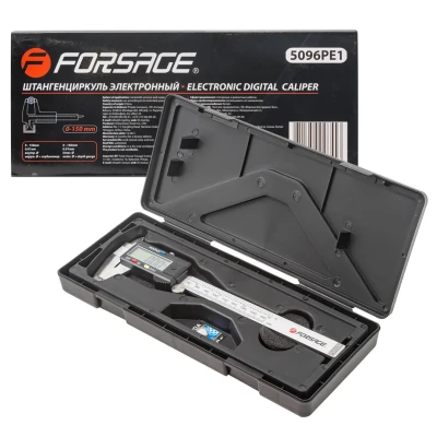 Штангенциркуль электронный (0-150мм, 0.01мм, внутр. Ø, наруж. Ø + глубиномер), в пластиковом футляре