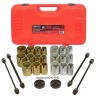 Набор инструментов для снятия и установки втулок, подшипников и сайлентблоков универсальный, 26пр. (М10, М12, М14, М16) в кейсе