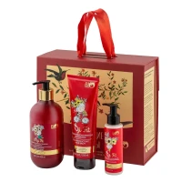 Набор косметики по уходу за волосами с экстрактом ягод годжи ''Блестящие волосы''