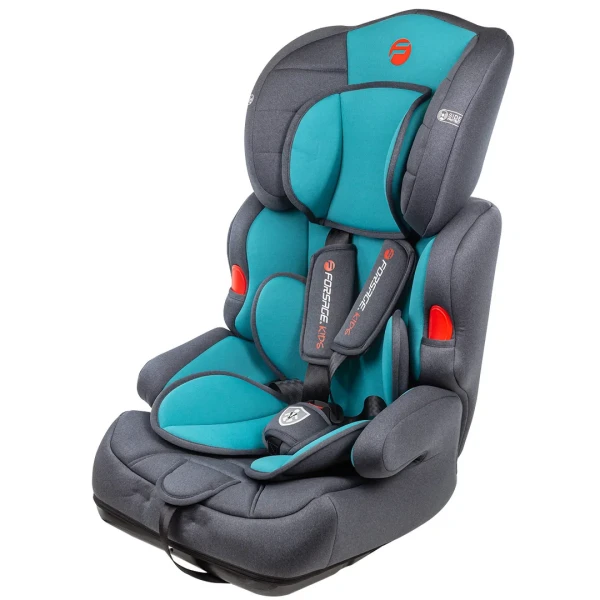 Кресло детское BAB001 Dark Gray/ Turquoise 9-36кг