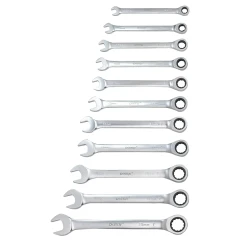 Набор ключей трещоточных 11пр.(8,9,10,11,12,13,14,15,16,17,19мм),в пластиковом держателе