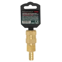 Быстроразъем пневматический с клапаном ''елочка''10мм (в пластиковом держателе)