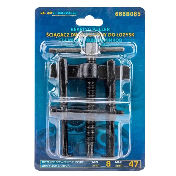 Съемник подшипников двухзахватный с фиксацией (диапазон захвата 8-38мм)