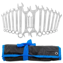 Набор ключей комбинированных и рожковых,16пр.(6х7,8х9,10,11,12,13,14,15,16,17,18,19,22,24,27х30,32х36мм)