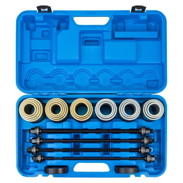 Набор инструментов для снятия и установки втулок, подшипников и сайлентблоков универсальный, 26пр. (М10, М12, М14, М16) в кейсе