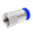 Фитинг для пластиковых трубок 6мм с внутренней резьбой 1/8''