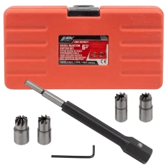 Набор фрез для чистки и восстановления посадочных мест дизельных форсунок, 6пр.