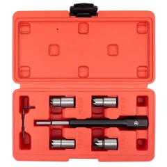 Набор фрез для чистки и восстановления посадочных мест дизельных форсунок, 6пр.