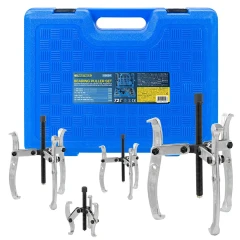 Набор съемников подшипников двух- трехзахватных, 72пр.(L:75мм, 100мм, 150мм, 200мм), в кейсе