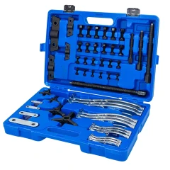 Набор съемников подшипников двух- трехзахватных, 72пр.(L:75мм, 100мм, 150мм, 200мм), в кейсе