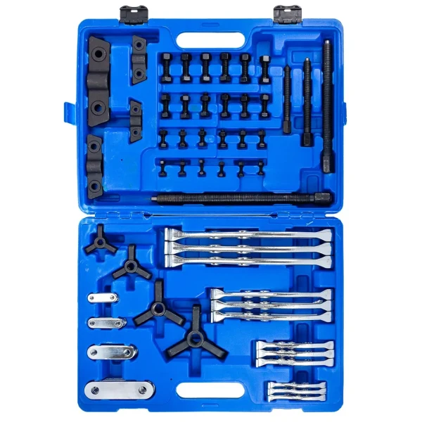 Набор съемников подшипников двух- трехзахватных, 72пр.(L:75мм, 100мм, 150мм, 200мм), в кейсе