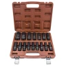 Набор головок ударных глубоких 16пр. 1/2'' 6гр.(10-19,21,22,24,27,30,32мм)в кейсе
