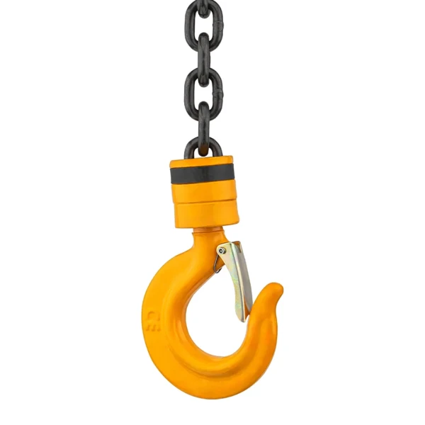 Лебедка механическая(таль) подвесная с фиксацией цепи натяжения, 1т (длина цепи - 3м)