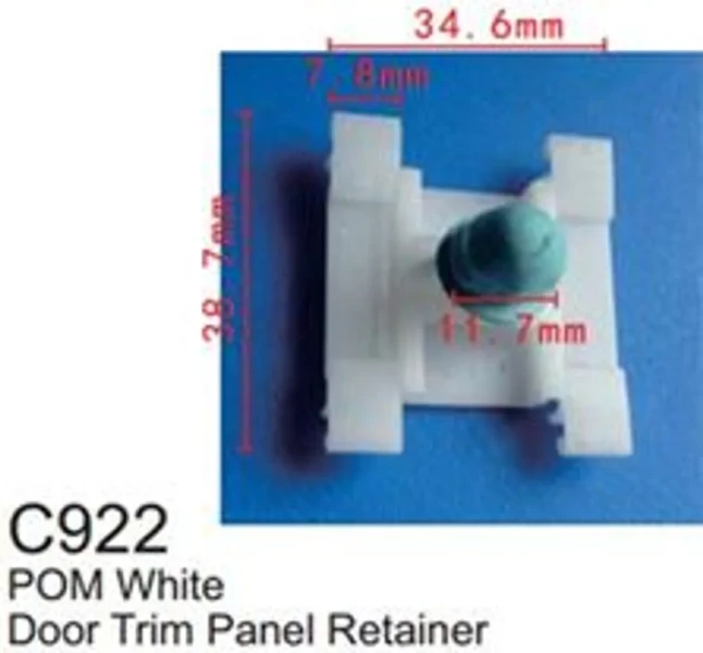 Клипса для крепления внутренней обшивки европейских а/м пластиковая (100шт/уп.)
