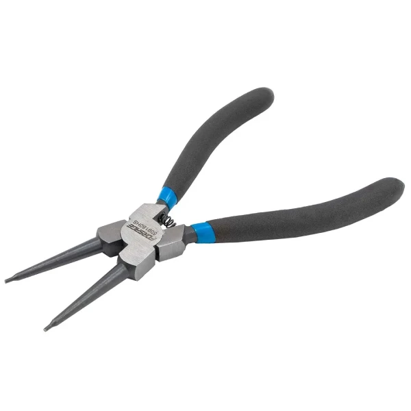 Съемник стопорных колец прямой на сжим (L-180мм), в блистере