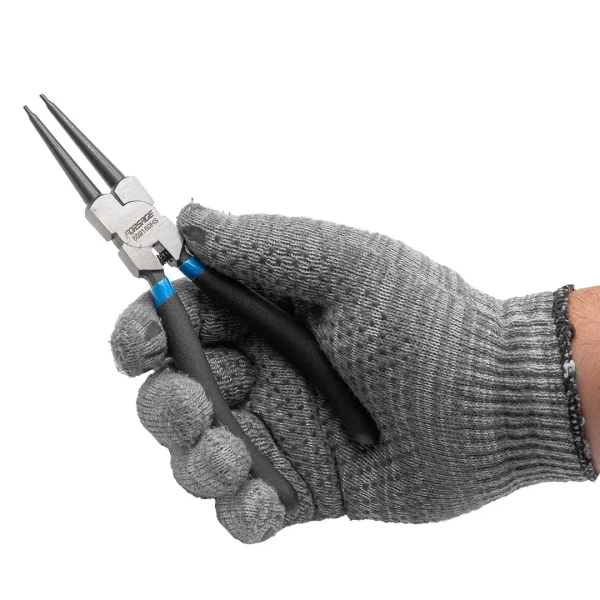 Съемник стопорных колец прямой на сжим (L-180мм), в блистере