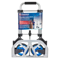 Тележка ручная складная с телескопической ручкой (г/п70кг,420х480х980мм-в разложенном полож.,255х480-рабочая площадка, 175мм-Ø колес)