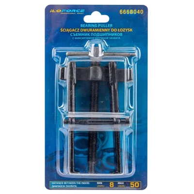 Съемник подшипников двухзахватный с фиксацией (диапазон захвата 8-40мм)