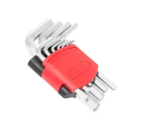 Набор ключей Г-образных 6-гранных, 11пр.(1.5, 2, 2.5, 3, 4, 5, 6, 7, 8, 10, 12мм)в пластиковом держателе