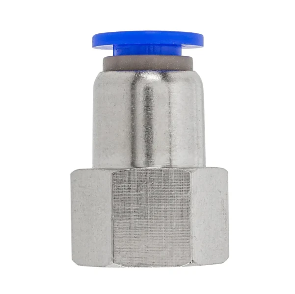 Фитинг для пластиковых трубок 6мм с внутренней резьбой 1/4''