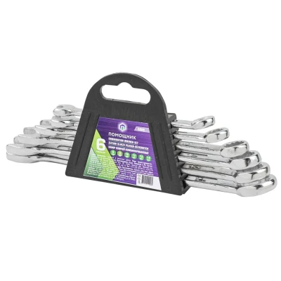 Набор ключей комбинированных 6пр.(6,8,10,12,13,14мм)в пластиковом держателе