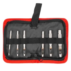 Набор пробойников 6пр. (3.2, 4, 4.8, 5.6, 6.4, 8мм),в сумке