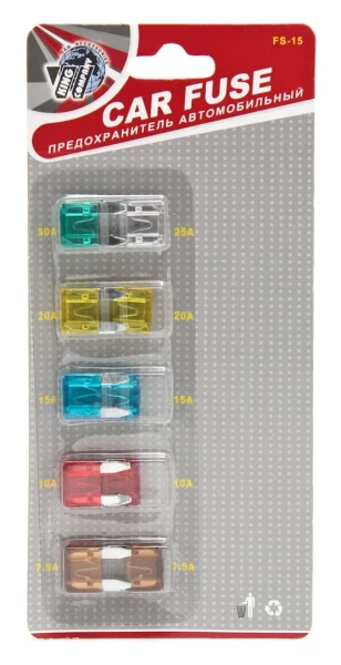 Предохранителей к-т (10шт) флажковых FS-15 малых