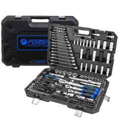 Набор инструментов 216пр. 1/4'', 3/8'', 1/2''(6гр.)