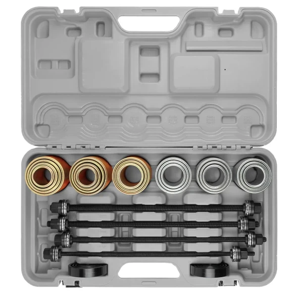 Набор инструментов для снятия и установки втулок, подшипников и сайлентблоков универсальный, 26пр. (М10, М12, М14, М16) в кейсе