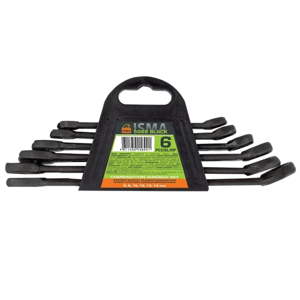 Набор ключей комбинированных 6пр.(6,8,10,12,13,14мм)в пластиковом держателе