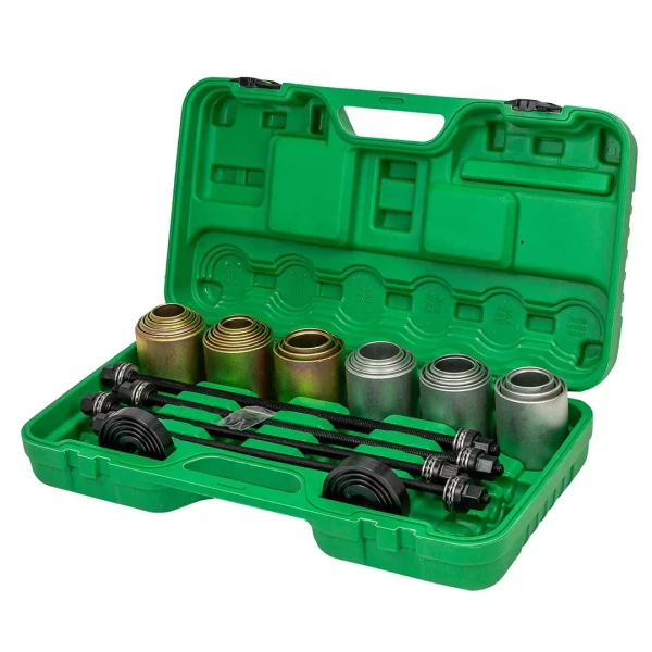Набор для замены сайлентблоков, втулок и подшипников универсальный 26пр. (М10, М12, М14, М16), в кейсе